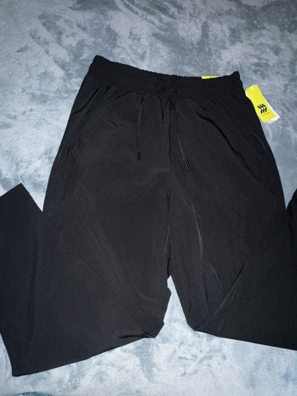 all in motion Black Drawstring Ankle Pants